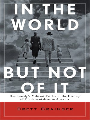 cover image of In the World but Not of It